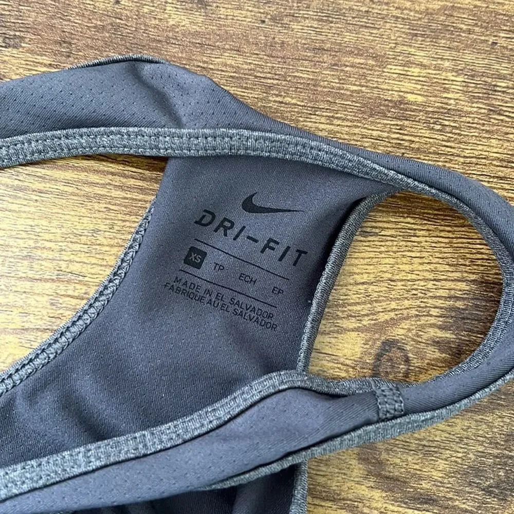 Nike Charcoal Gray Racerback Athletic Tank Top - Picture 6 of 7